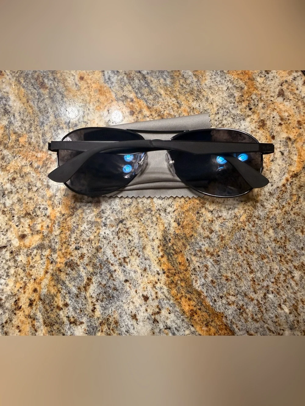 Ray-Ban Matt Black Aviator Sunglasses with Polarized Lenses style RB3549